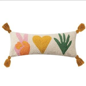 Peace Love Plants Justina Blakeney Hook Throw Pillow